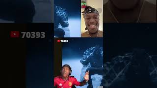 ISHOWSPEEDs Crazy Reaction For KSIs New Song [upl. by Olemrac894]