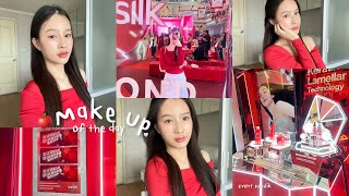 Make Up of The Day แต่งหน้าโทน Neutral Tone ครั้งแรกไป Event Sunsilk  Fahcwp 🍒💡✨👀 [upl. by Aksoyn286]