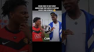 Pogba tries to help speed understandfypシ゚viral football ishowspeed pogba messi ronaldo [upl. by Geminius]