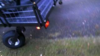 Swivel Wheel Trailer Test Run [upl. by Salkin]