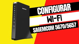 Como configurar wifi modem sagemcom Fst 5657 TIM LIVE [upl. by Kuth]