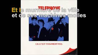 Téléphone  Ca Cest Vraiment Toi Paroles Audio HQ [upl. by Theo]