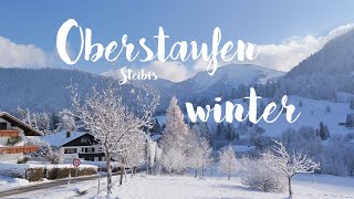 Oberstaufen Steibis Ortsmitte winter 2022 [upl. by Lombardi]