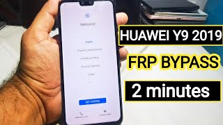 Huawei Y9 2019 FRP Bypass 2024 just 2 minutes with trick Google Account Remove Without PC [upl. by Fortune]