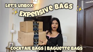 I bought ✨ EXPENSIVE ✨ Bags from Amazon  Cocktail bags  baguette bags  Hobo bags [upl. by Aaberg]