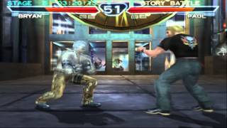 Tekken 4 Bryan Fury Playthrough [upl. by Clayborne]