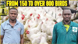 From Chicken vendors To starting with 150 Birds Now Owning A successful poultry farm [upl. by Delanty]