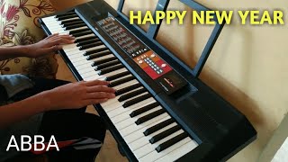 ABBA  Happy New Year Yamaha Psr F51 [upl. by Ollehcram]