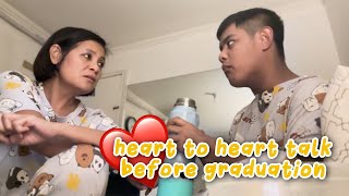 HEART TO HEART TALK BEFORE GRADUATION  CANDY AND QUENTIN  OUR SPECIAL LOVE [upl. by Eldreeda]