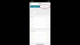 Submitting a Time Off Request on the ADP Mobile App [upl. by Melnick856]