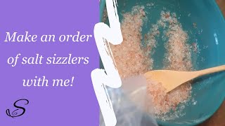 Make an order of salt sizzlers  simmering granules with me [upl. by Harrie]