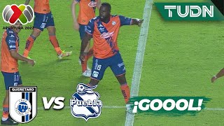 ¡LO EMPATÓ EL PUEBLA Gol de Jozy Altidore Querétaro 11 Puebla  Liga Mx Apertura 22 J12  TUDN [upl. by Annad]