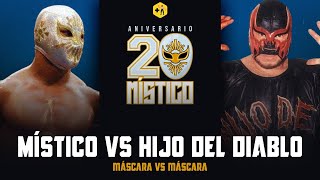 Máscara vs Máscara Místico vs Hijo del Diablo  20 Años de Místico  Más Lucha RETRO [upl. by Ujawernalo]