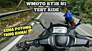 WMOTO RT3S N1 2023 Malaysia  TEST RIDE  MAXI SCOOTER [upl. by Haimorej]