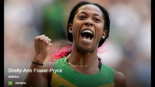 womens 100m final Shelly Ann Fraser Rio Olympic 2016 [upl. by Almond463]