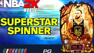 NBA 2K Mobile INSANE Season 6 Superstar Spinner Pack Opening [upl. by Mcafee29]