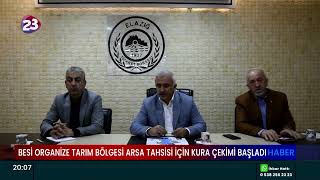 BESİ ORGANİZE TARIM BÖLGESİ ARSA TAHSİSİ İÇİN KURA ÇEKİMİ BAŞLADI [upl. by Rebma277]