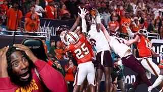 NAIL BITTER quotVirginia Tech Hokies vs Miami Hurricanes  Full Game Highlightsquot REACTION [upl. by Aivatan874]