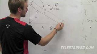 Similarity in Right Triangles  GEOMETRY [upl. by Heinrik360]