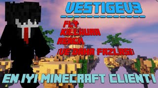 En gelişmiş VestigeV3 Client  Minecraftın en iyi hilesi  Fly KillAura Reach [upl. by Uchida]