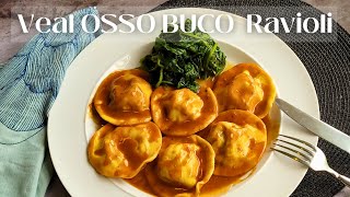 How to make RUTHS CHRIS STEAK HOUSES  Veal Osso Buco Ravioli [upl. by Raskind]