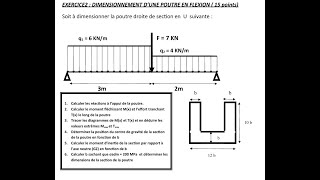 EXAMEN DE RDM Partie 1 [upl. by Wellington]