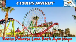 Parko Paliatso Luna Park Ayia Napa Cyprus  All the Fun of the Fair [upl. by Ahsrop]