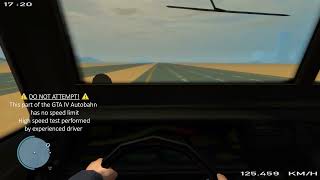 GTA4 Autobahn Speed Test 70 Police Stockade [upl. by Genia]