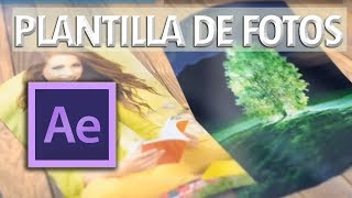 After Effects Plantilla gratuita  Como insertar material [upl. by Aroc]