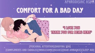 ASMR Girlfriend RP Comfort for when you’re feeling down kissesPersonal attentionCuddles [upl. by Ellerd]