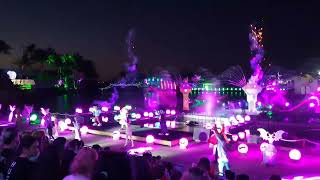 Seaworld Spooky Nights light show 2024 [upl. by Akahc408]