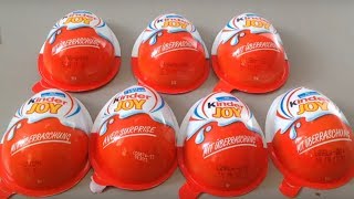 7 kinder joy surprise eggs for kids [upl. by Adnarahs297]