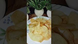 Vrat Aloo Chips 🍟 potatochips chips potatofriesrecipe food potatofrenchfries snacks cooking [upl. by Rainer]