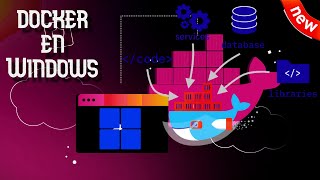 Como Descargar e Instalar Docker  WSL en Windows 1110 Ultima Versión 2024 Habilitar HyperV 🐋 [upl. by Robbyn]