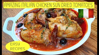 Italian Chicken with Sun Dried Tomatoes [upl. by Bunce]