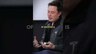 Why is Elon Musk Against the Conventional Education System elonmusk [upl. by Petit]