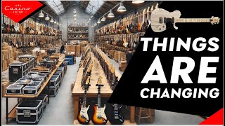 Things Are Changing  Less Guitars in boxes in the back of your favorite stores [upl. by Elletnahc]