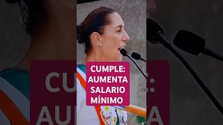 PRESIDENTA CLAUDIA SHEINBAUM ANUNCIA SOBRE AUMENTO DE SALARIO MÍNIMO 11  mexico 4t [upl. by Mensch449]