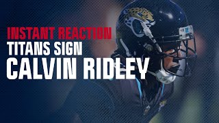 INSTANT REACTION A disappointing outcome for Patriots as WR Calvin Ridley signs with Titans [upl. by Eerot]