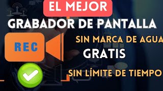 El mejor grabador de pantalla gratis 2024 legal sin marca de agua y sin límite de tiempo [upl. by Him462]