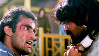 जैकी श्रॉफ के घर के सामने की मार पीट  Jackie Shroff  Akshay Khanna Action Scene  Laawaris HD [upl. by Aderfla26]