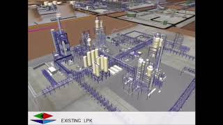 Rare Seen 3D Olefins Refinery Plant Model [upl. by Pearl]