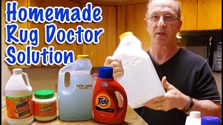 Homemade Carpet Cleaner Rug Doctor Copycat Solution from Dollar Store [upl. by Pinchas203]