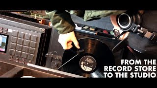 SAMPLING IN A RECORD STORE  MPC Live Beatmaking [upl. by Winonah232]