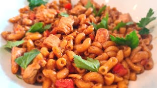 🇸🇷 Surinaamse macaroni met kip receptSurinamese macaroni with Chicken recipe [upl. by Crosley]