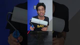 Wall Painting Hack😱 fyp diy lifehacks experiment [upl. by Emoraj]