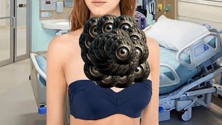 ASMR girl Chest infection treatment girl Chest deep cleaning asmr chest relaxing asmr animation [upl. by Ltney693]