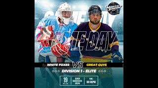 Div 1 Elite  White Foxes vs Great Guys [upl. by Noterb]