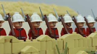 Lego Battle of Rorkes Drift  Zulu stop motion [upl. by Anerrol]