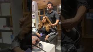 This is balayage colourAsh blonde amp haircut Home services available [upl. by Anifares229]